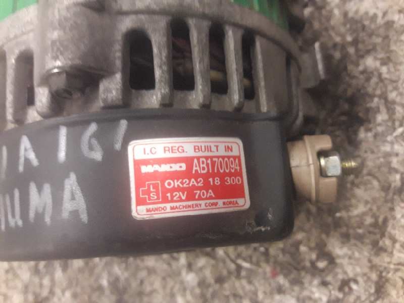 Recambio de alternador para kia shuma ii 1.6 ls 4 berlina referencia OEM IAM 0K2A218300 AB170094 