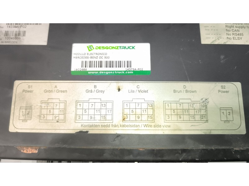 Recambio de modulo electronico para mercedes-benz oc 500 rf1842 / titaniun referencia OEM IAM 14373A-P02 10046866 