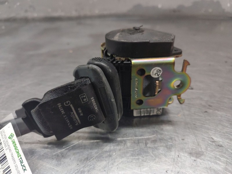 Recambio de cinturon seguridad trasero izquierdo para renault scenic ii grand confort dynamique referencia OEM IAM 8200363792  