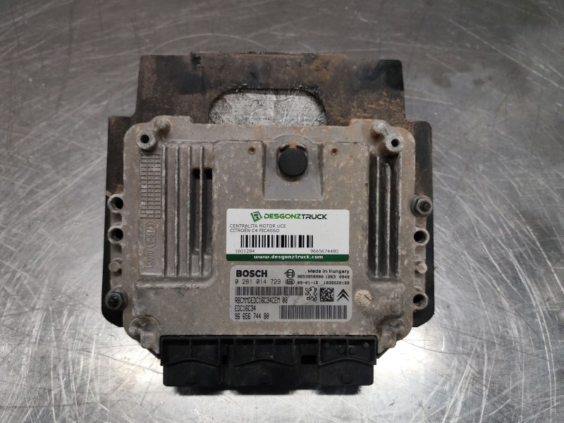 Recambio de centralita motor uce para citroën c4 picasso avatar referencia OEM IAM 9665674480 0281014729 