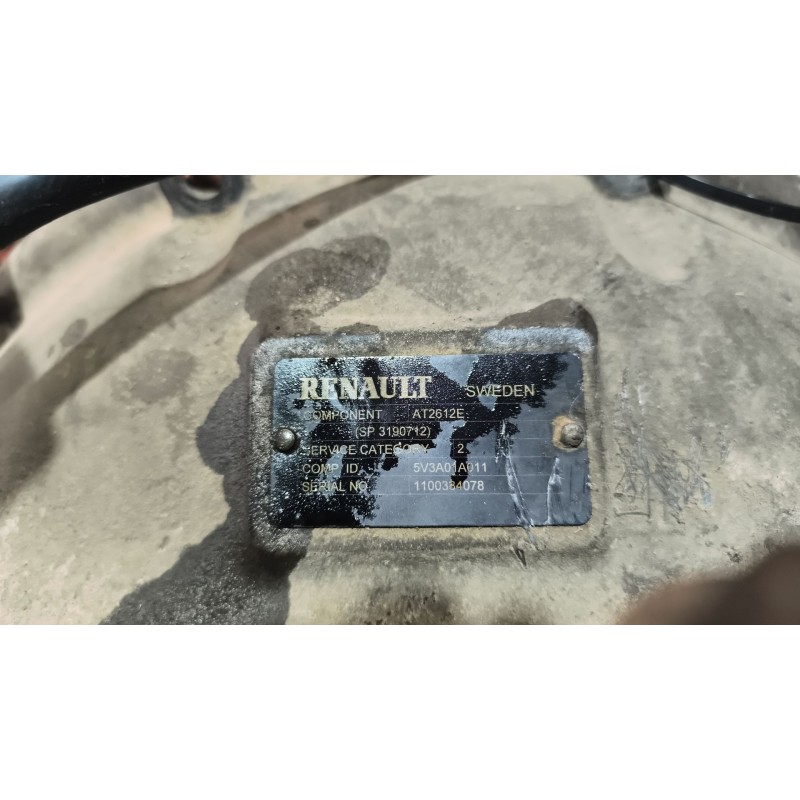 Recambio de caja cambios para renault serie t fg 4x2 cabina high-sleeper referencia OEM IAM AT2612E 3190712 1100384078