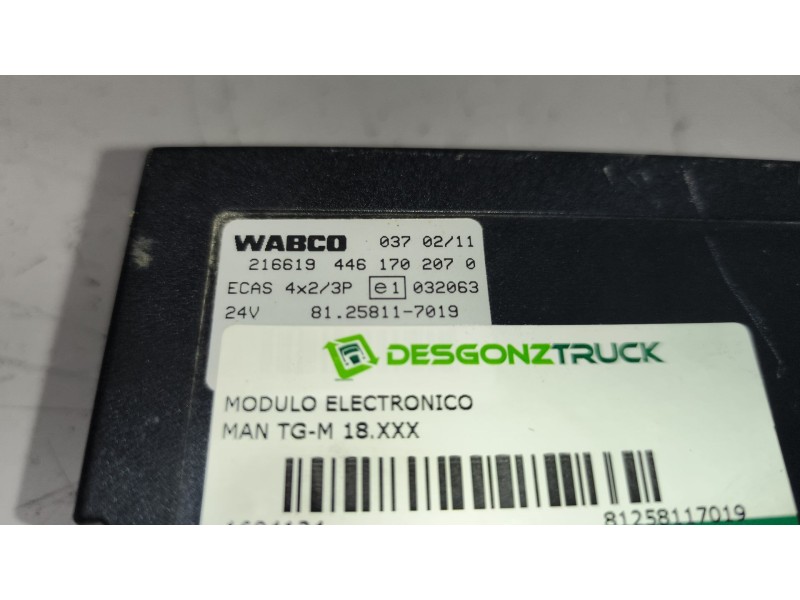 Recambio de modulo electronico para man tg-m 18.xxx 6.9 diesel referencia OEM IAM 81258117019 4461702070 