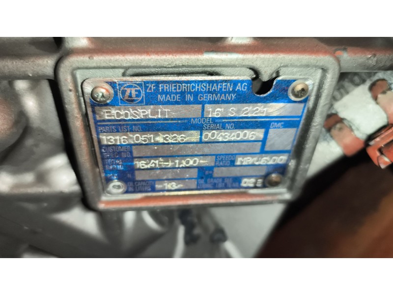 Recambio de caja cambios para iveco stralis (as) 12.9 diesel referencia OEM IAM 16S221 1316051326 