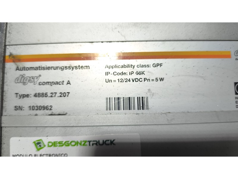 Recambio de modulo electronico para iveco ff dragonx6 referencia OEM IAM 4885.27.207 4885.67.027 1030962