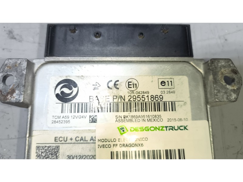 Recambio de modulo electronico para iveco ff dragonx6 referencia OEM IAM 29551869 ALLISON 4500 TCM A59