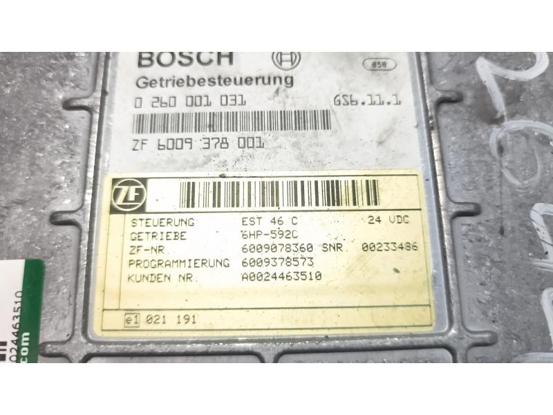 Recambio de modulo electronico para mercedes-benz oc 500 le-1825h referencia OEM IAM A0024463510 0260001031 6009378001