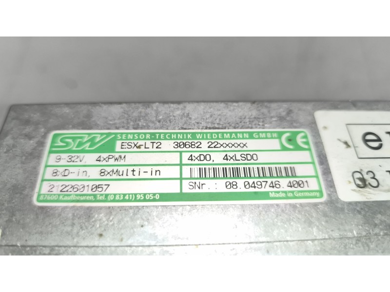 Recambio de modulo electronico para iveco ff dragonx6 referencia OEM IAM ESX-LT2 2122601057 080497464001