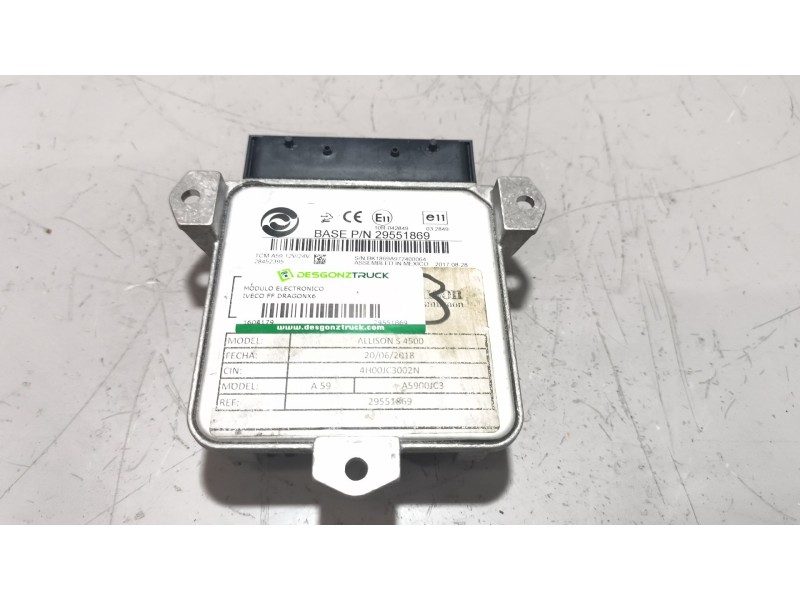 Recambio de modulo electronico para iveco ff dragonx6 referencia OEM IAM 29551869 ALLISON S4500 A59