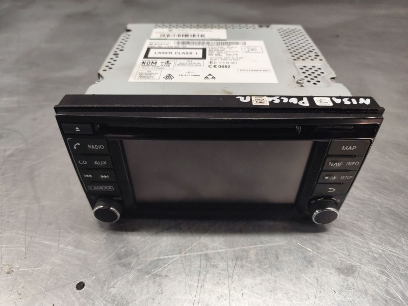 Recambio de pantalla multifuncion para nissan pulsar hatchback (c13) 1.5 dci referencia OEM IAM 7612033106  