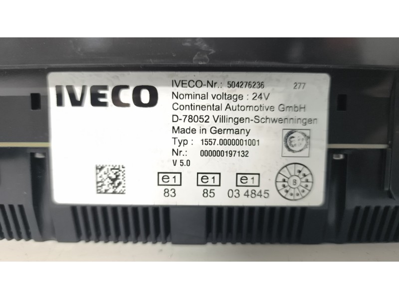 Recambio de cuadro instrumentos para iveco stralis (as) 12.9 diesel referencia OEM IAM 504276236  