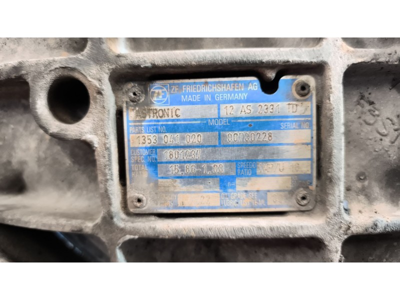 Recambio de caja cambios para daf serie xf105.xxx 12.9 diesel referencia OEM IAM 12AS2331TD 1353041020 1801237