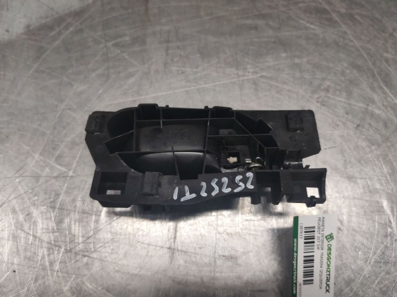 Recambio de maneta interior trasera izquierda para peugeot 207 sw confort referencia OEM IAM 96555518VD  