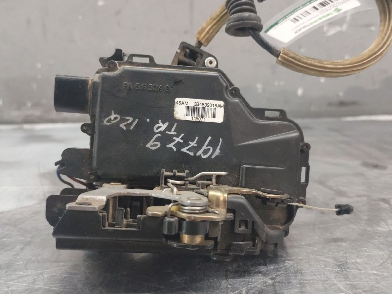 Recambio de cerradura puerta trasera izquierda para seat toledo (1m2) referencia OEM IAM 3B4839015AM 6 PINS 