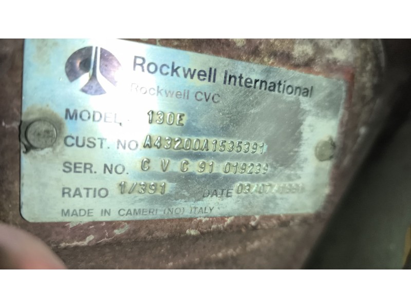 Recambio de grupo para iveco eurocargo 5.9 diesel referencia OEM IAM 130e a43200a1535391 ratio:1/391/11x43