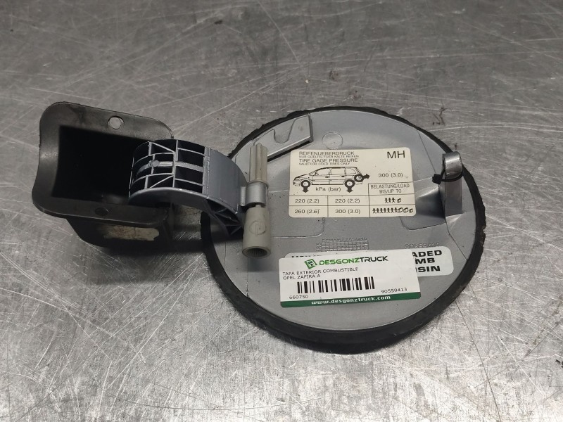 Recambio de tapa exterior combustible para opel zafira a 1.8 16v cat referencia OEM IAM 90559413  