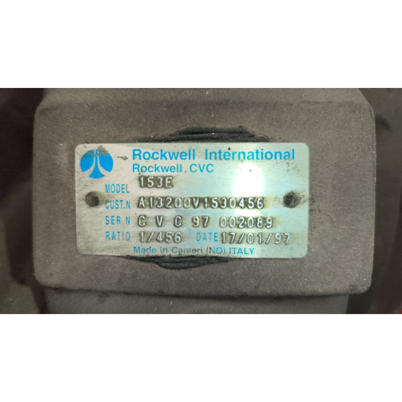 Recambio de grupo para iveco eurotech (mp) 9.5 diesel referencia OEM IAM 153E A13200V1530456 RATIO:1/456/9X41