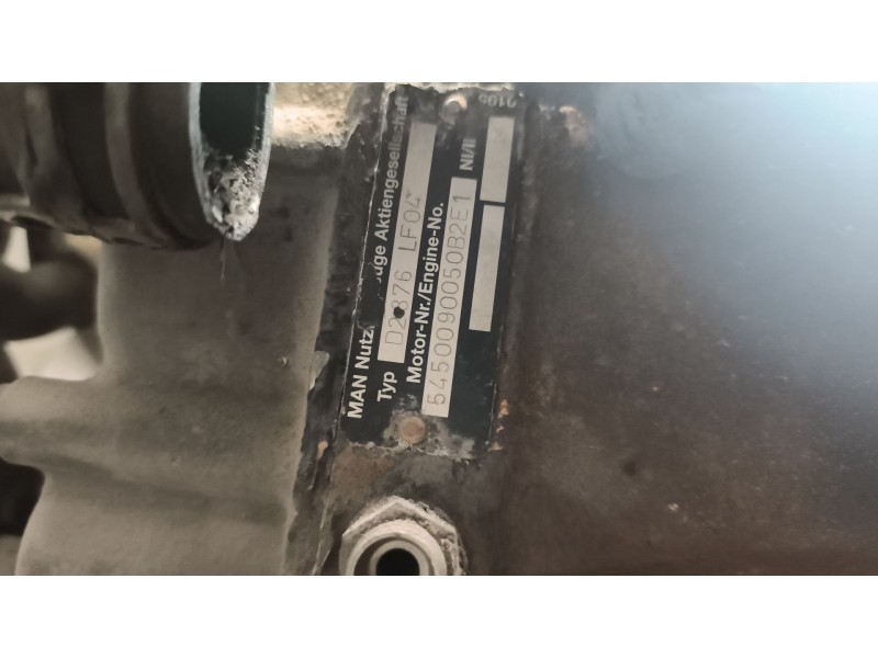 Recambio de despiece motor para man tg - a 18.xxx 12.8 diesel referencia OEM IAM D2876LF04  