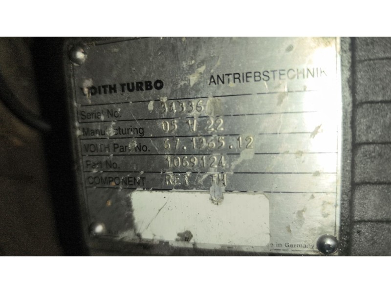 Recambio de retarder para volvo fh 12 2002  12.1 diesel (d12d460) referencia OEM IAM 20366842 1069124 