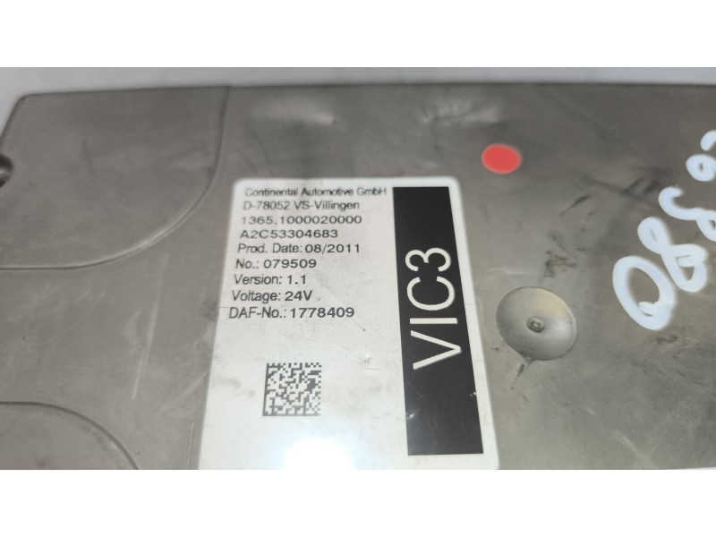 Recambio de modulo electronico para daf serie xf105.xxx 12.9 diesel referencia OEM IAM 1778409 VERSION1.1 