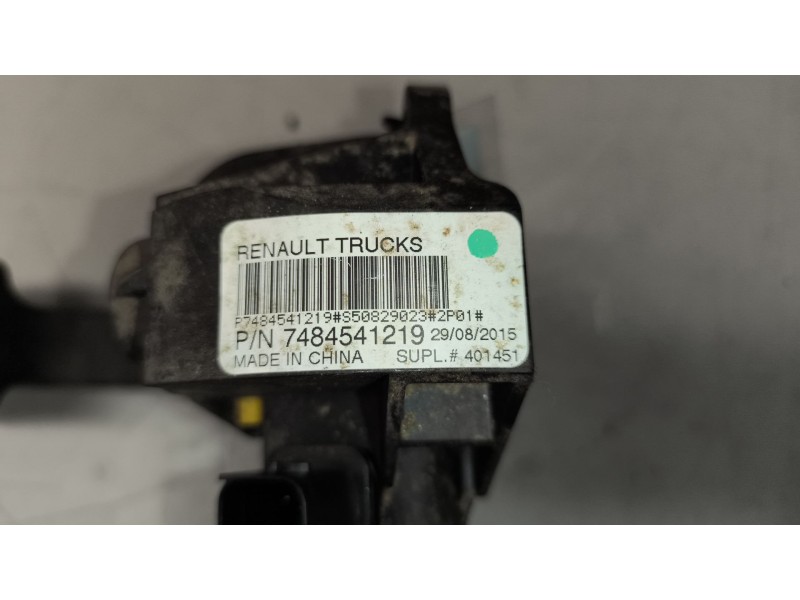 Recambio de pedal acelerador para renault serie t 10.8 diesel referencia OEM IAM 7484541219  