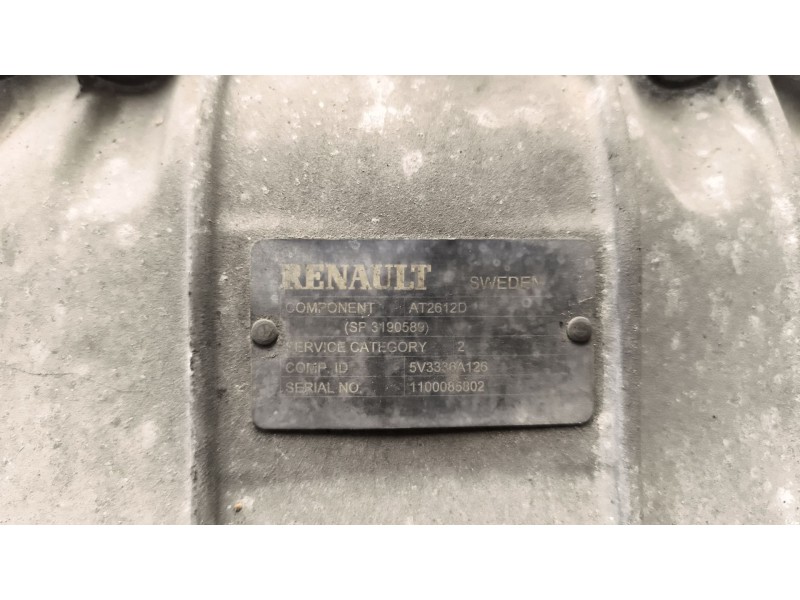 Recambio de caja cambios para renault magnum ab 2005 12.8 diesel referencia OEM IAM AT2612D 3190589 1100085802