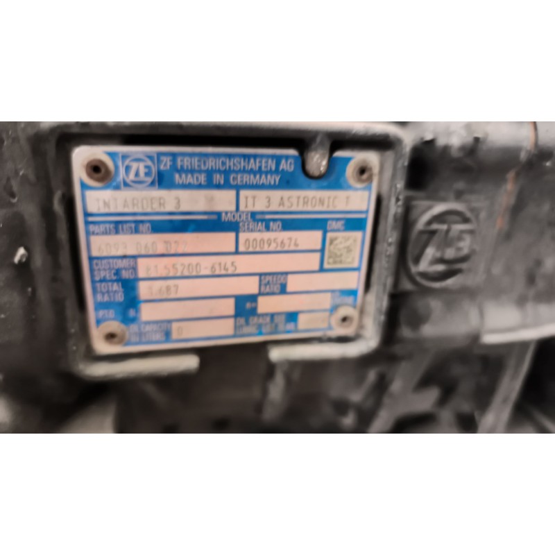 Recambio de caja cambios para man tgx 18.xxx fg / 4x2 bl xl referencia OEM IAM 12AS2331TD 1353041031 81320046267