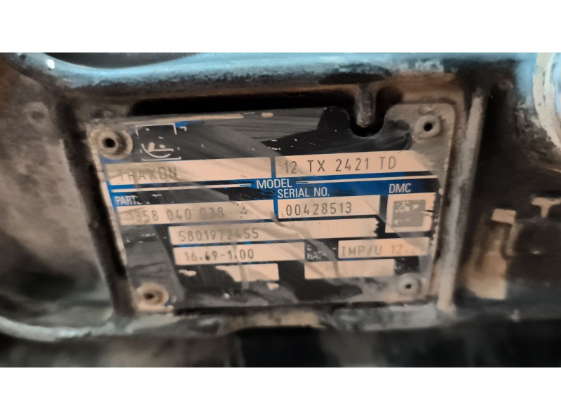 Recambio de caja cambios para iveco stralis (as) 12.9 diesel referencia OEM IAM 12tx2421td 5801972455 1358040038
