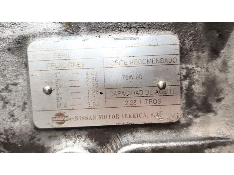 Recambio de caja cambios para nissan trucks eco-t eco- m referencia OEM IAM M525E  