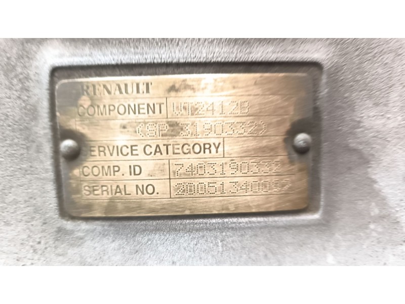 Recambio de caja cambios para renault magnum ab 2005 12.0 diesel referencia OEM IAM VT2412B 3190332 20051340092