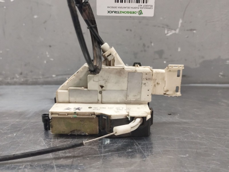 Recambio de cerradura puerta delantera derecha para peugeot 407 st sport referencia OEM IAM 9659853780 6 PINS 