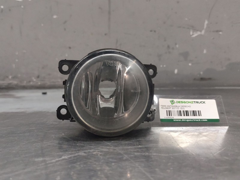 Recambio de faro antiniebla derecho para peugeot 307 cc (s2) básico referencia OEM IAM   2 PINS