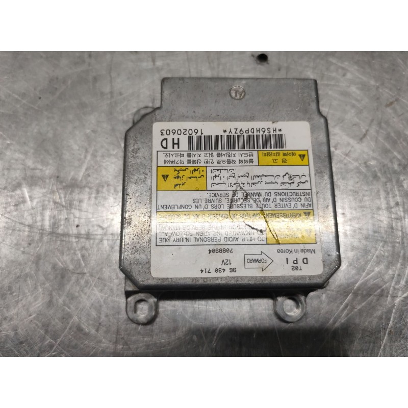 Recambio de centralita airbag para chevrolet kalos 1.2 s (d/a) referencia OEM IAM 96430714 7088904 HS6HDP9ZY 16020603