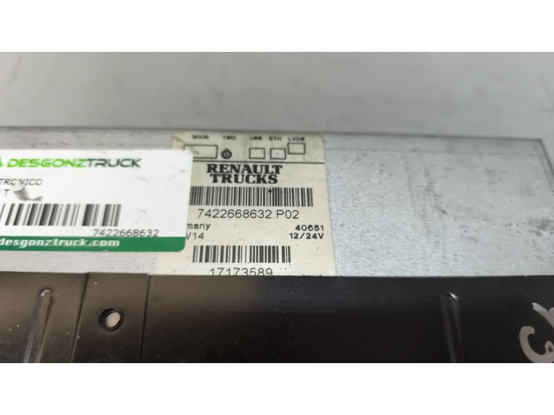 Recambio de modulo electronico para renault serie t 10.8 diesel referencia OEM IAM 7422668632  