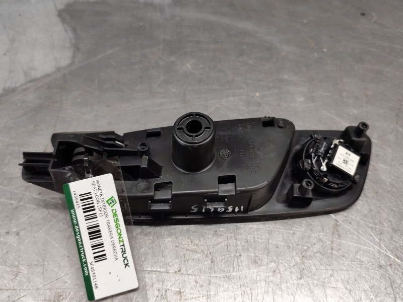 Recambio de maneta interior trasera derecha para seat leon (5f1) 1.6 tdi referencia OEM IAM 5F4839114B  