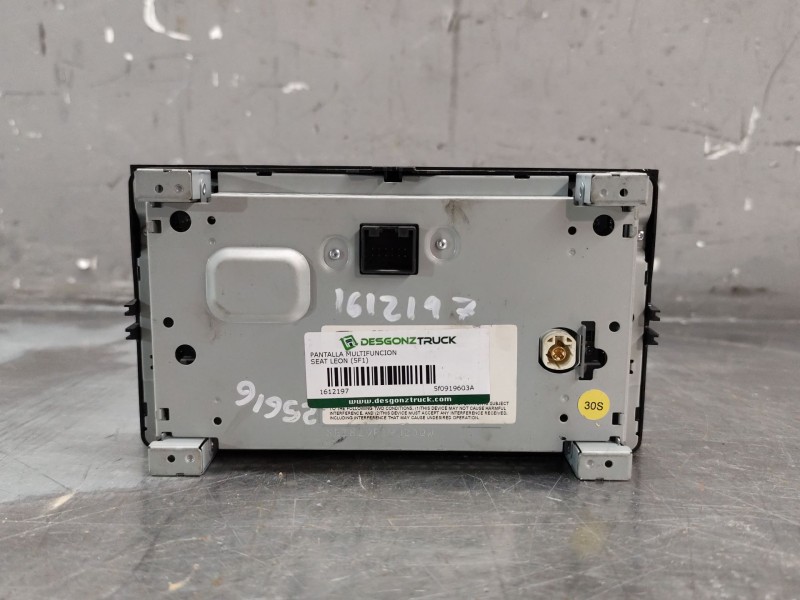 Recambio de pantalla multifuncion para seat leon (5f1) 1.6 tdi referencia OEM IAM 5f0919603A  