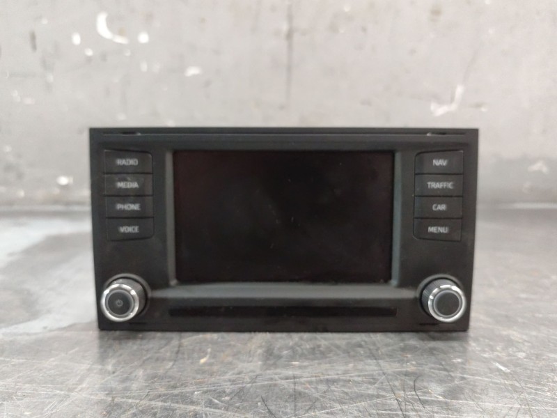 Recambio de pantalla multifuncion para seat leon (5f1) 1.6 tdi referencia OEM IAM 5f0919603A  