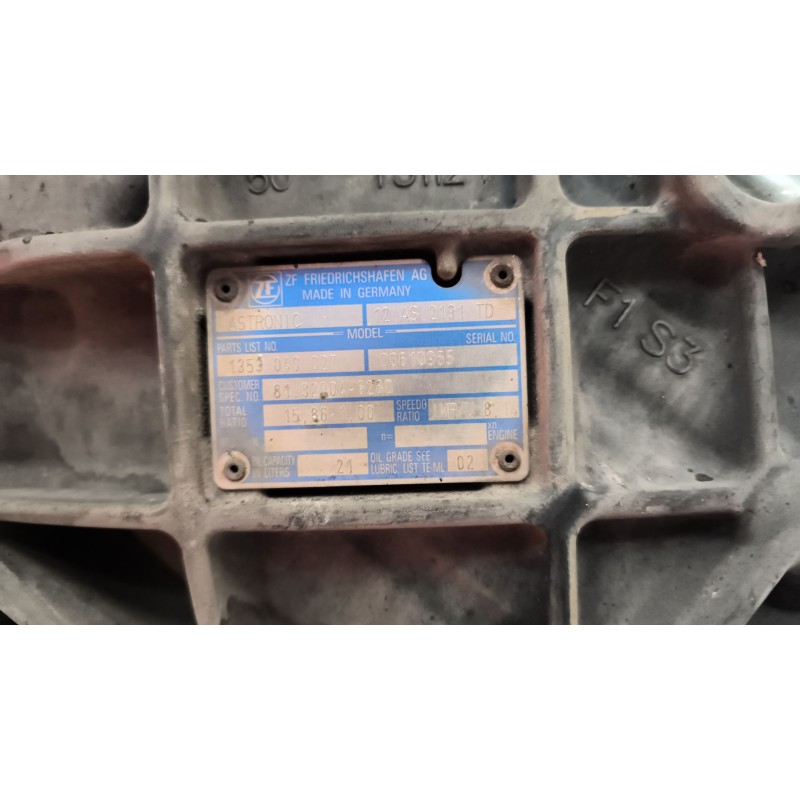 Recambio de caja cambios para man tgx 18.xxx fg / 4x2 bl xl referencia OEM IAM 12AS2131TD 153040027 81320046280