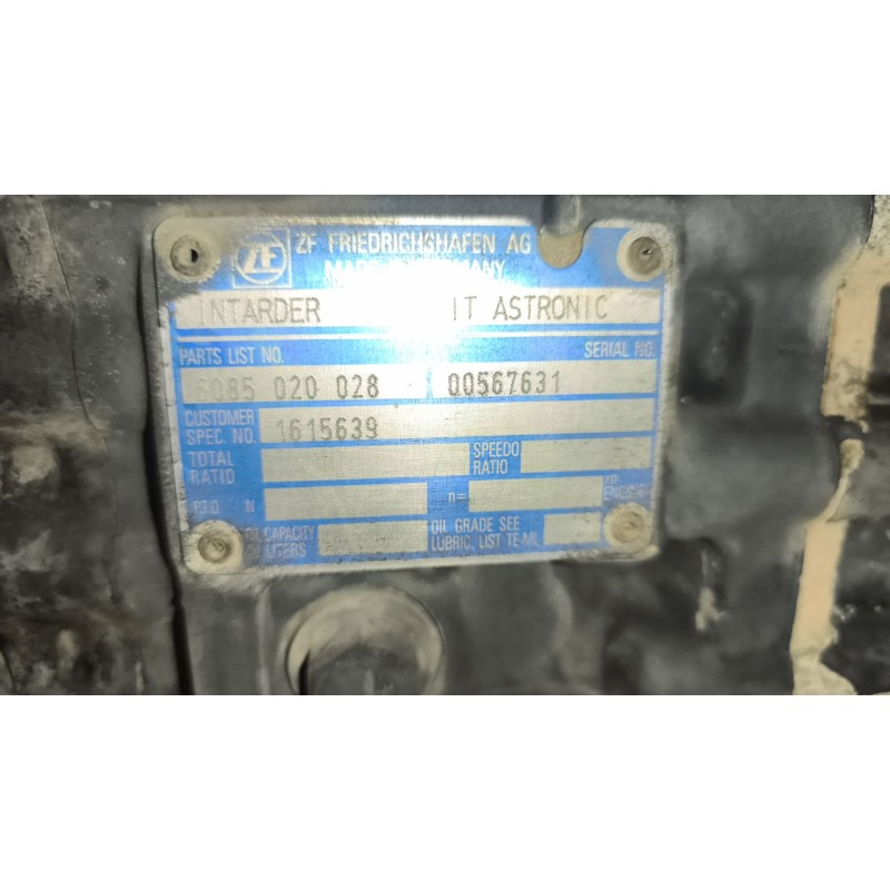Recambio de caja cambios para iveco stralis (as) fg /fp  4x2 gran espacio referencia OEM IAM 12AS2331TD 1353041012 41299143