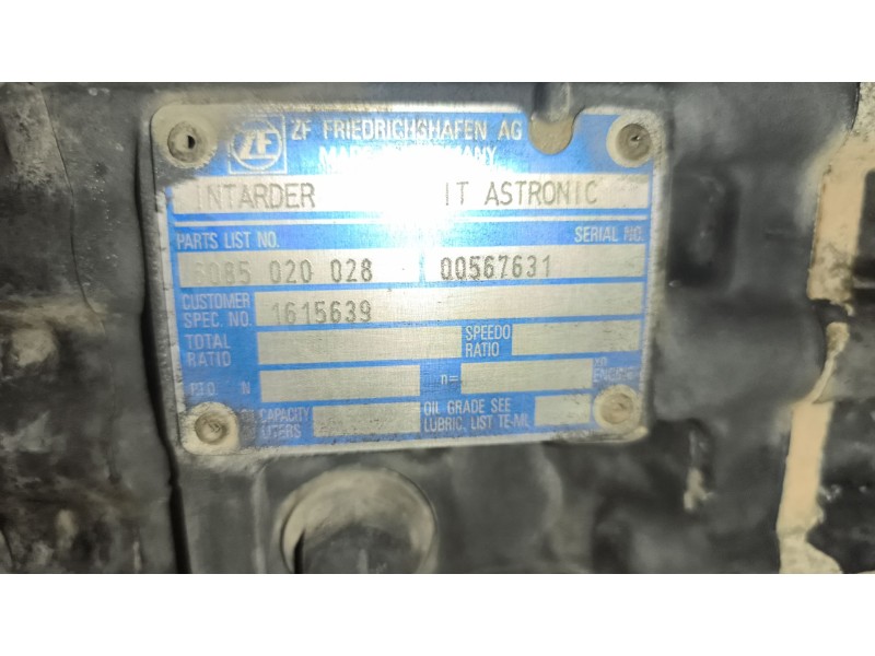 Recambio de caja cambios para iveco stralis (as) fg /fp  4x2 gran espacio referencia OEM IAM 12AS2331TD 1353041012 41299143