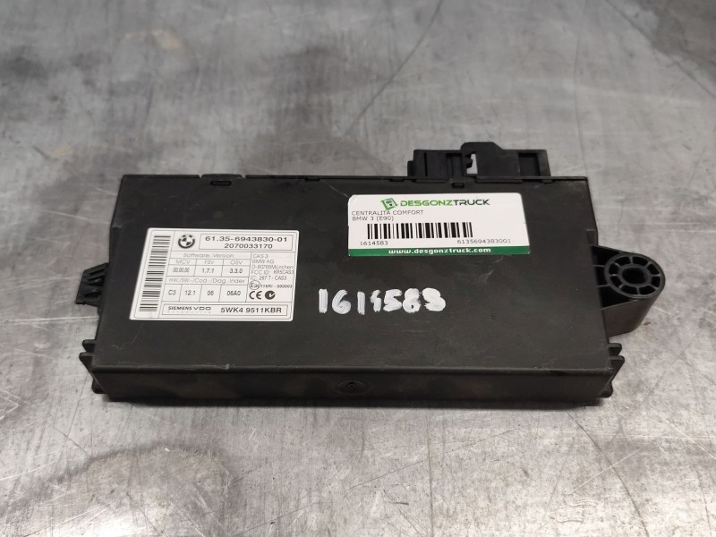 Recambio de centralita comfort para bmw 3 (e90) 320 d referencia OEM IAM 6135694383001  