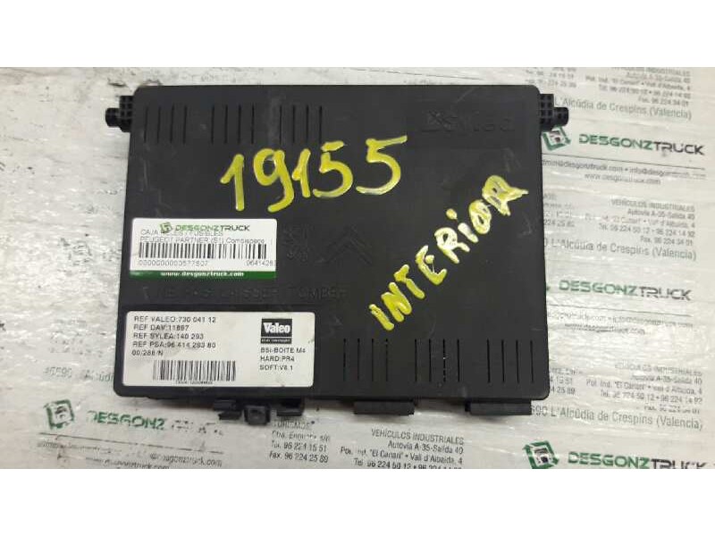 Recambio de caja reles / fusibles para peugeot partner (s1) combispace referencia OEM IAM 9641428380 BSI INTERIOR