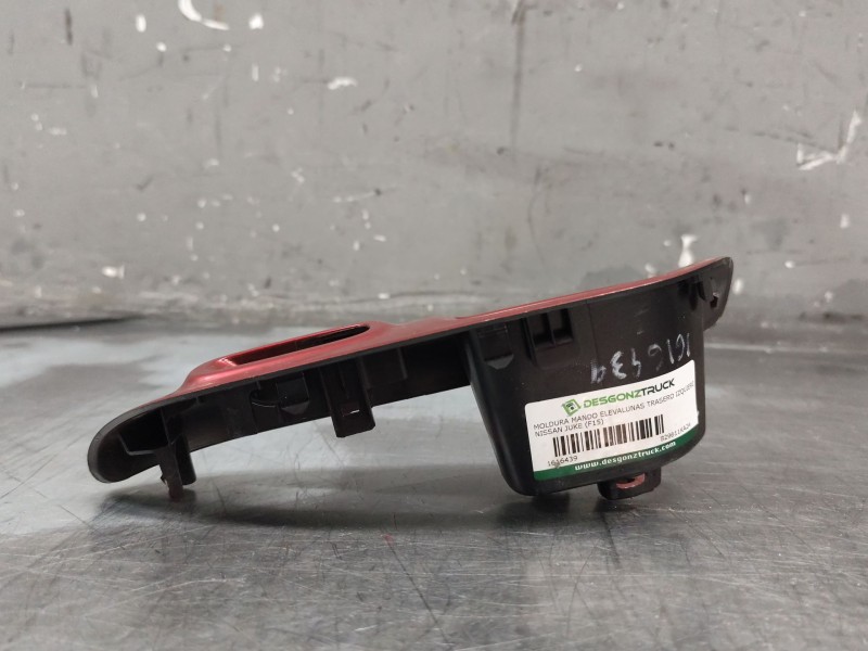 Recambio de moldura mando elevalunas trasero izquierdo para nissan juke (f15) 1.5 dci referencia OEM IAM 829611KA2A  