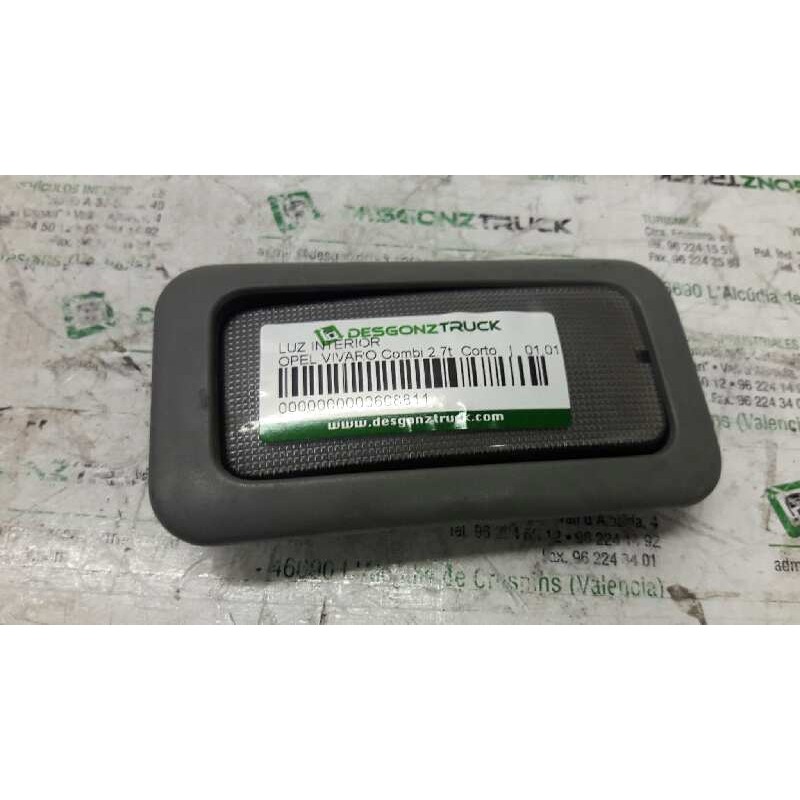 Recambio de luz interior para opel vivaro combi 2.7t corto referencia OEM IAM  CARGA 