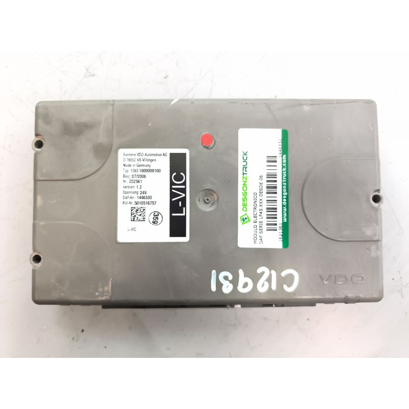 Recambio de modulo electronico para daf serie lf45.xxx desde 06 referencia OEM IAM 1446330 5010516757 VERSION:1.2