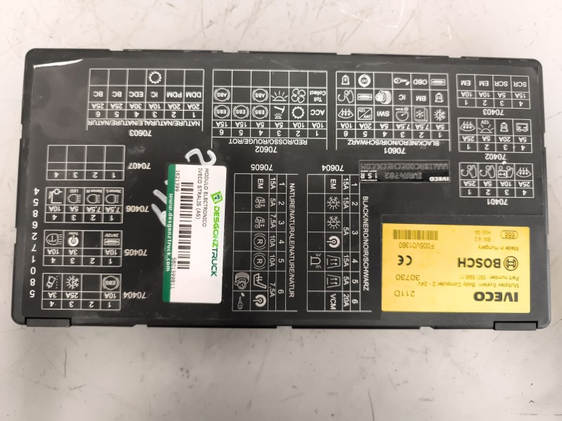 Recambio de modulo electronico para iveco stralis (as) 12.9 diesel referencia OEM IAM 5801599811  