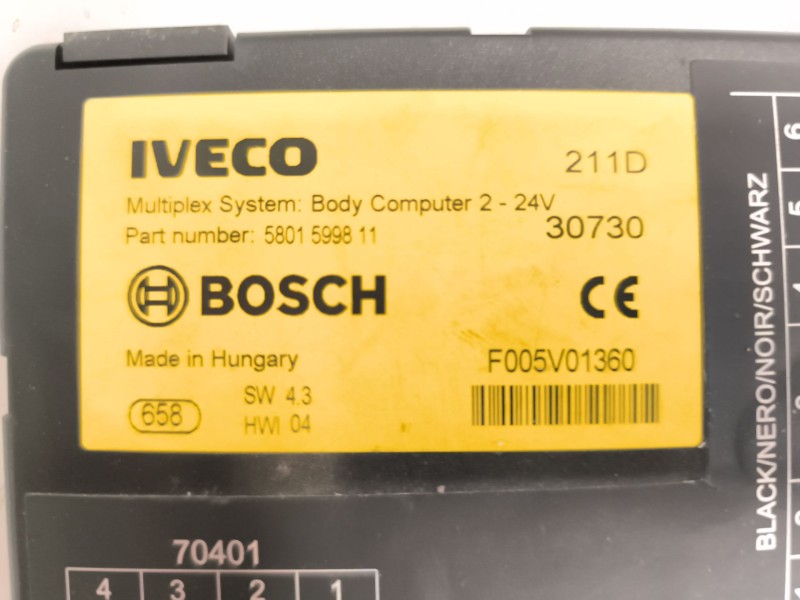 Recambio de modulo electronico para iveco stralis (as) 12.9 diesel referencia OEM IAM 5801599811  