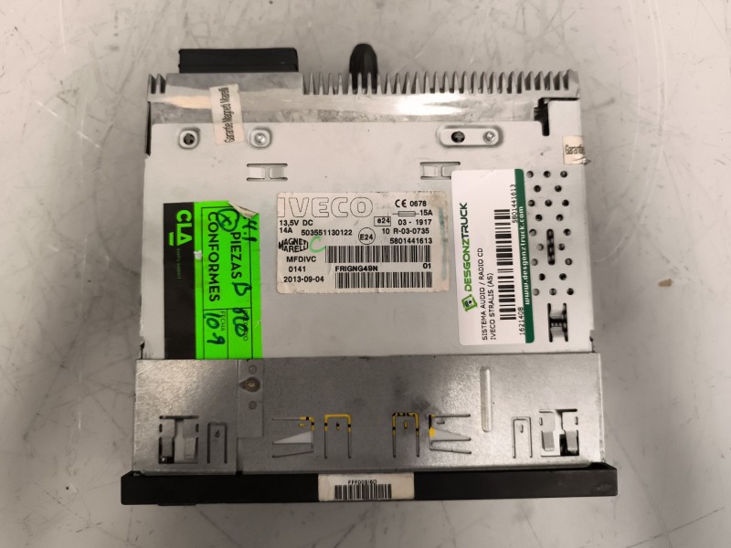 Recambio de sistema audio / radio cd para iveco stralis (as) 12.9 diesel referencia OEM IAM 5801441613  