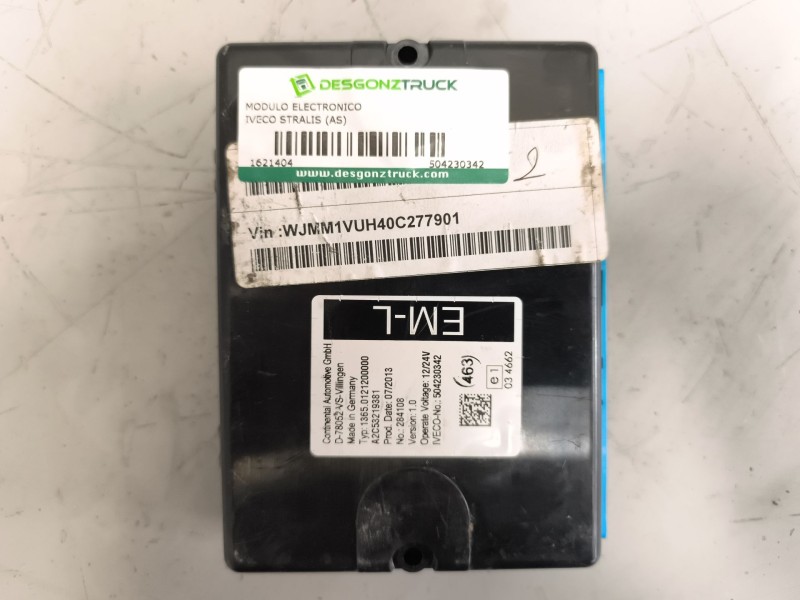 Recambio de modulo electronico para iveco stralis (as) 12.9 diesel referencia OEM IAM 504230342  