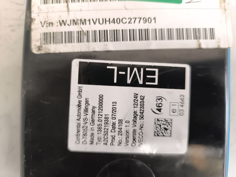 Recambio de modulo electronico para iveco stralis (as) 12.9 diesel referencia OEM IAM 504230342  
