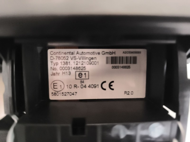 Recambio de tacografo para iveco stralis (as) 12.9 diesel referencia OEM IAM 13811212109001 0003148625 5801527047